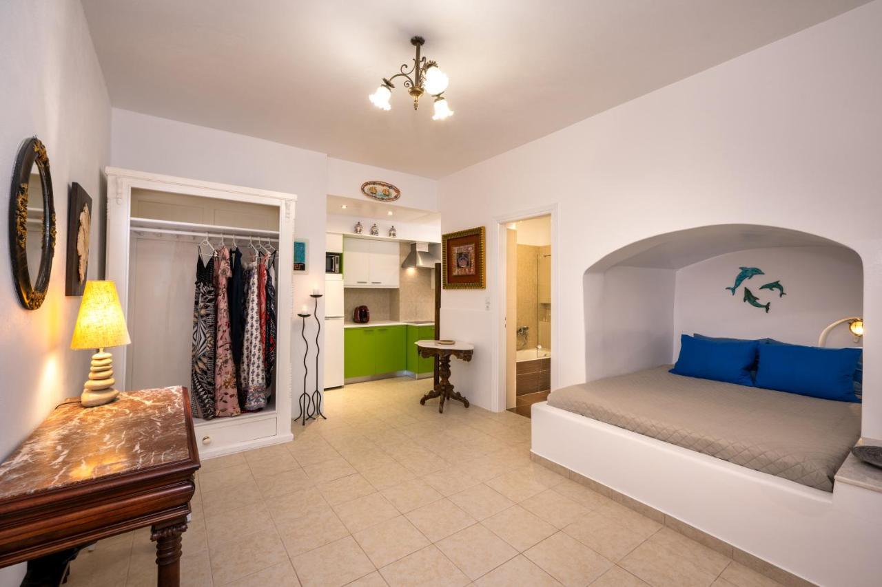 Kamári Moschatos Beach House מראה חיצוני תמונה